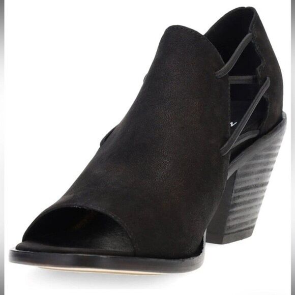 Eileen Fisher Allie Cutout Sandals Black - Picture 4 of 13